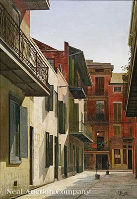 "Pirates Alley" and "Cabildo Alley", pair