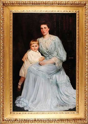 Portrait of a Mother and Child