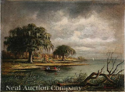 Fishing on the Louisiana Bayou