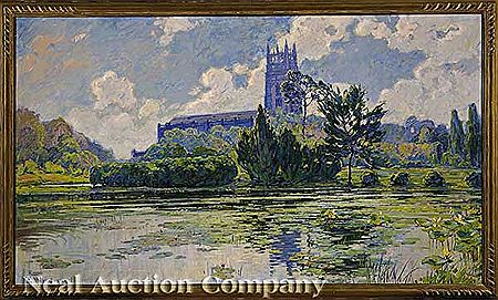 Sample artwork by Ellsworth Woodward (1861 - 1939), known for landscape painting, etching, teaching - View similar artists and auction records