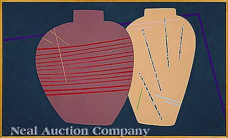 "Double - Double Vases, Diptych"