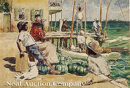 "At the Pier, Nassau"