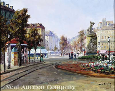 "Street Scene, Paris", 2000