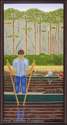 Oyster Tonging by James (Mac) McConnell Anderson - Auction record, sale price, and art valuation. Compare with similar artists and explore comparable artworks.
