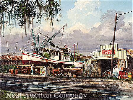 "The `Jerry Lynn` Shrimp Boat at Herbert`s Dry Dock"