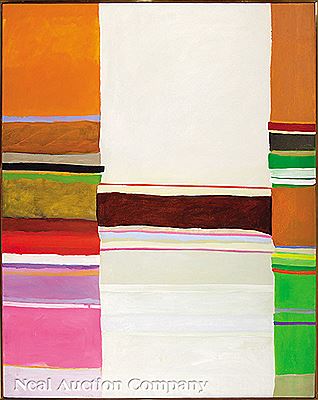 "Striae no.2" by Ida Rittenberg Kohlmeyer - Auction record, sale price, and art valuation. Compare with similar artists and explore comparable artworks.