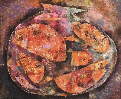 Fish Bowl by Pat Trivigno - Auction record, sale price, and art valuation. Compare with similar artists and explore comparable artworks.