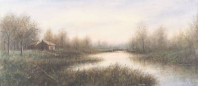 Scene at Choupique Near the Ellender House