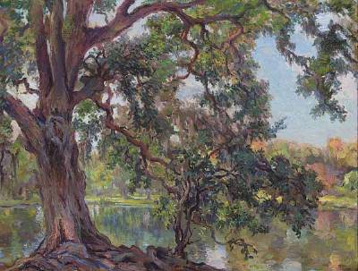 Sample artwork by Charles Wellington (CW) Boyle (1861 - 1925), known for landscape-riverine and portrait painting, teaching, museum director - View similar artists and auction records
