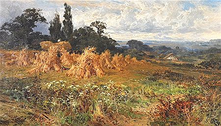 Harvest Time by John Horace Hooper - Auction record, sale price, and art valuation. Compare with similar artists and explore comparable artworks.