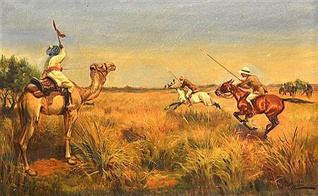 'Boar Hunting' set of four