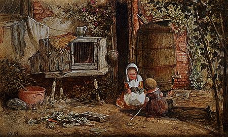 Sample artwork by John Henry Dell (1836 - 1888), known for painting - View similar artists and auction records