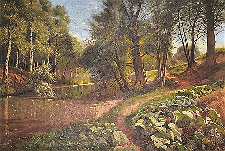 A Tranquil River Landscape