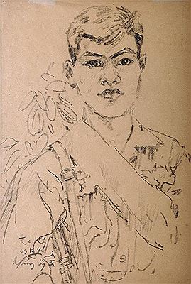 Head Study of a Man