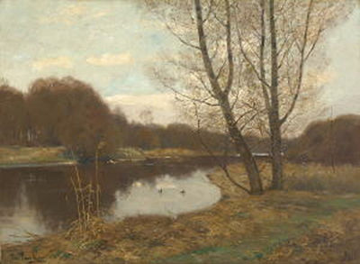 Herbstliche Flusslandschaft