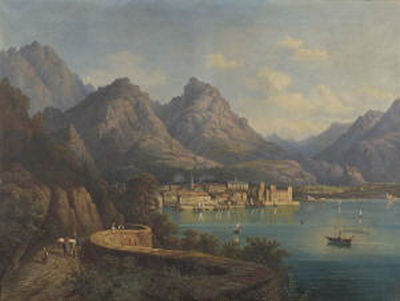Stadt an südlichem Gebirgssee by August Leberecht Oeser - Auction record, sale price, and art valuation. Compare with similar artists and explore comparable artworks.
