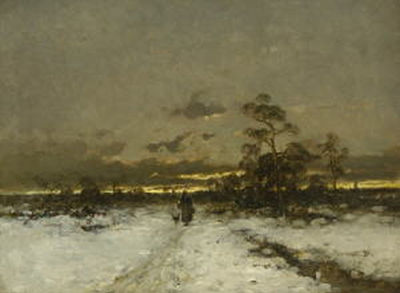 Winterliche Moorlandschaft