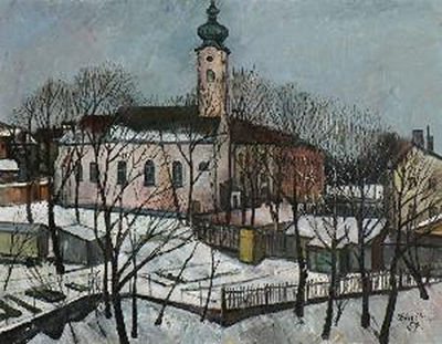 Bogenhauser Kirche München. 1958