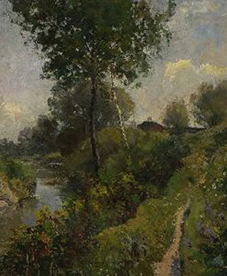 Sommerliche Bachlandschaft