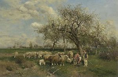 Sample artwork by Otto Strutzel (1855 - 1930), known for landscape painting - View similar artists and auction records