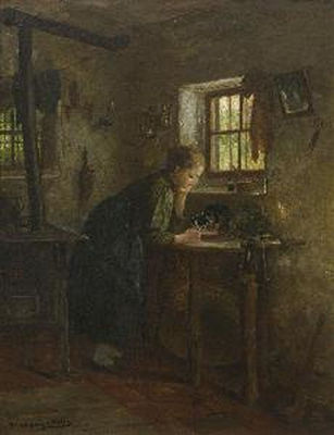 Mädchen beim Füttern der Katze