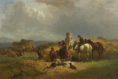Rast bei der Ernte