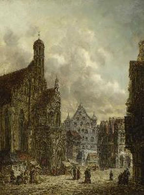 Nürnberg - St. Lorenz by Christian Strobel - Auction record, sale price, and art valuation. Compare with similar artists and explore comparable artworks.