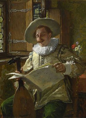 Lute Player, Singing