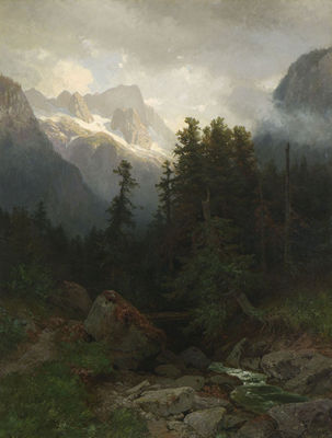 Sample artwork by Gustav Meissner (1830 - c. 1910 or 1930), known for landscape painting and etching - View similar artists and auction records