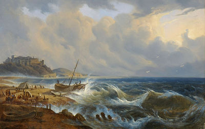 Sample artwork by Johann Nepomuk Ott (1804 - 1870), known for landscape painting - View similar artists and auction records