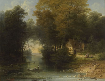 Bauernhaus am See