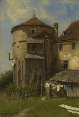 Partie an der Stadtmauer