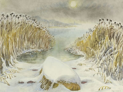 Winterliches Ufer am Chiemsee by Eugen Croissant - Auction record, sale price, and art valuation. Compare with similar artists and explore comparable artworks.