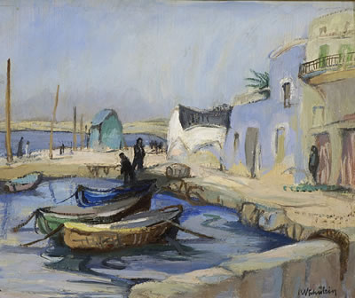Südliche Hafenszene by Julius Schulein - Auction record, sale price, and art valuation. Compare with similar artists and explore comparable artworks.