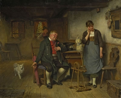 Die gute Partie by Hugo Wilhelm Kauffmann - Auction record, sale price, and art valuation. Compare with similar artists and explore comparable artworks.
