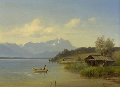 Am Ufer des Starnberger Sees.