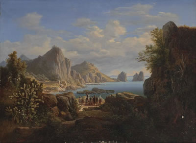 "Partie von der Insel Capri bei Neapel. Die kleine Marine" by Heinrich Jakob Fried - Auction record, sale price, and art valuation. Compare with similar artists and explore comparable artworks.