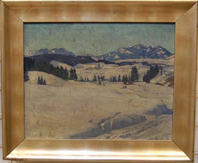 Winterlandschaft in den Alpen