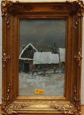 Bauernhof im Winter