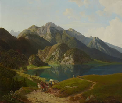 Sample artwork by Michael Lueger (1804 - 1883), known for painting - View similar artists and auction records