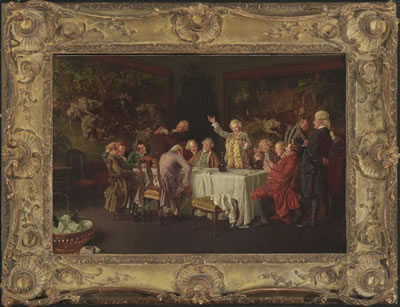 Sample artwork by Wilhelm Lowith (1861 - 1932), known for figure, genre paintings - View similar artists and auction records