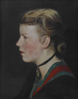Sample artwork by Sepp Hilz (1906 - 1967), known for portraitist, religious painter, landscape painter, genre scenes - View similar artists and auction records
