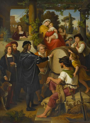 Sample artwork by Johann Michael Wittmer (1802 - 1880), known for painting - View similar artists and auction records