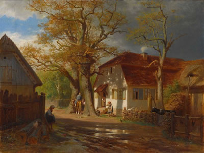 "Frühjahrs-Sonnenschein nach Regen"