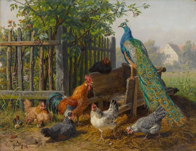 Sample artwork by Carl Jutz Jr (1873 - 1915), known for landscape paintings - View similar artists and auction records