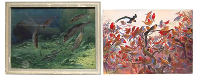 Vogelschwarm in Afrika. Prachtfinken und Witwen; Seehunde beim Fischfang by Franz Xaver Jung-Ilsenheim - Auction record, sale price, and art valuation. Compare with similar artists and explore comparable artworks.