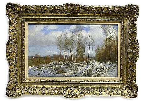 Wintermotiv bei München by Adolf Glatte - Auction record, sale price, and art valuation. Compare with similar artists and explore comparable artworks.