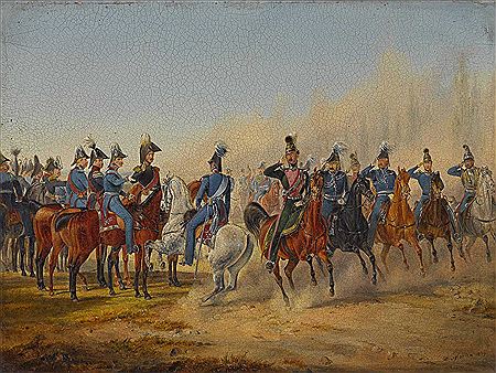 Sample artwork by Dietrich Monten (1799 - 1843), known for battle scene painting and sculpture - View similar artists and auction records