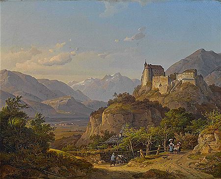 Sample artwork by Wilhelm Scheuchzer (1803 - 1866), known for landscape painting, watercolor - View similar artists and auction records
