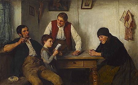 Sample artwork by Ernst Karl Georg Zimmermann (1852 - 1901), known for figure, genre paintings - View similar artists and auction records